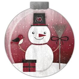 Fan Creations - South Carolina Gamecocks 12'' Snow Globe Wall Art - Multicolor