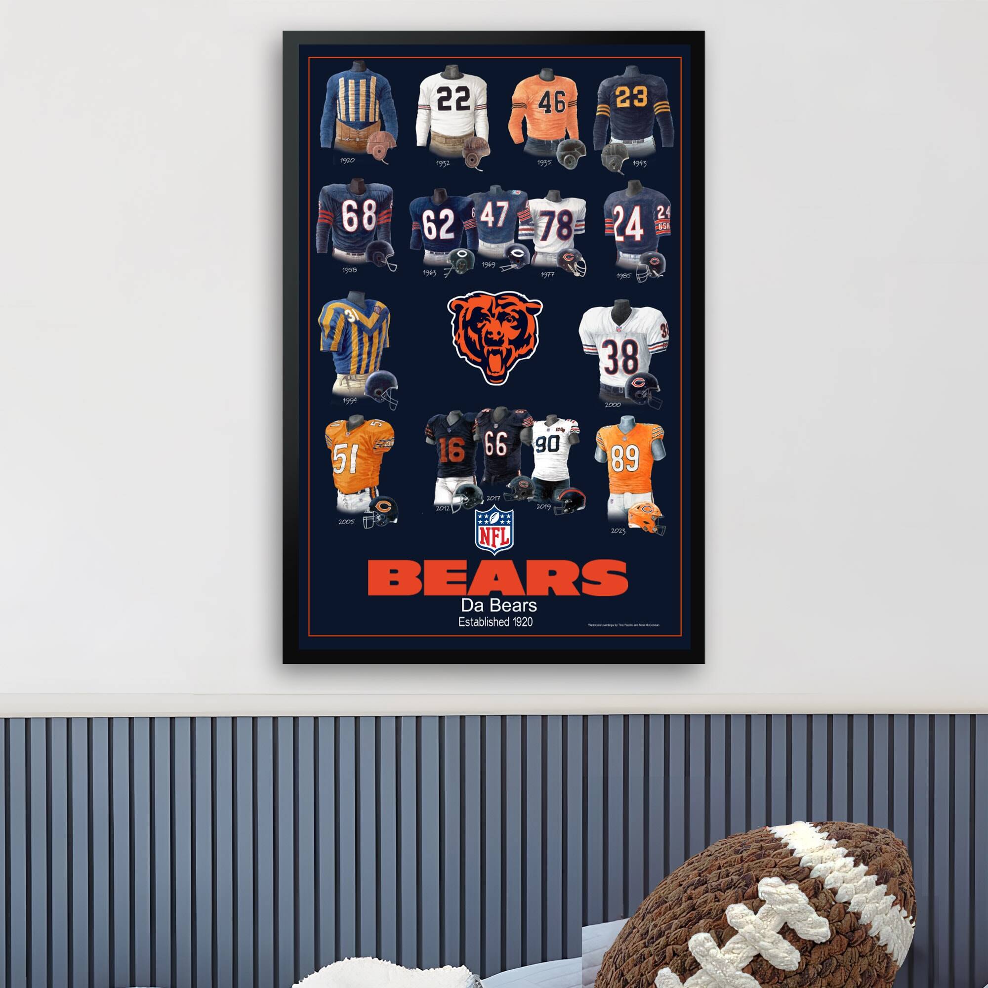 22 46 23  
68 62 47 78 24  
38  
51 16 66 90 89  
NFL  
BEARS  
Da Bears  
Established 1920