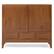 Alt View 12. Simpli Home - Harper Medium Storage Cabinet - Teak Brown.