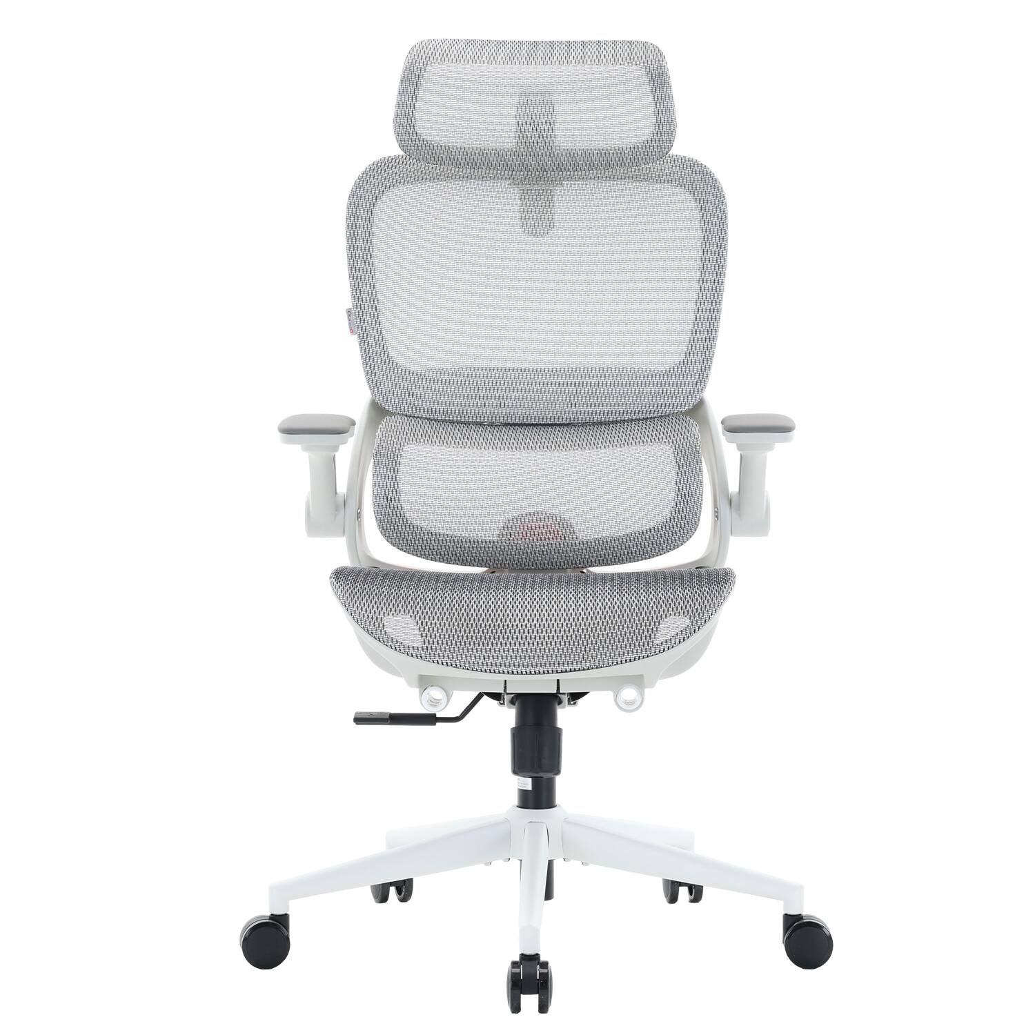 Angle. SIHOO - B100 Pro Executive Chair, Office Chair With Adaptive Elastic Lumbar Support, 3D Ultra-Wide Headrest, 4D Arms - White.