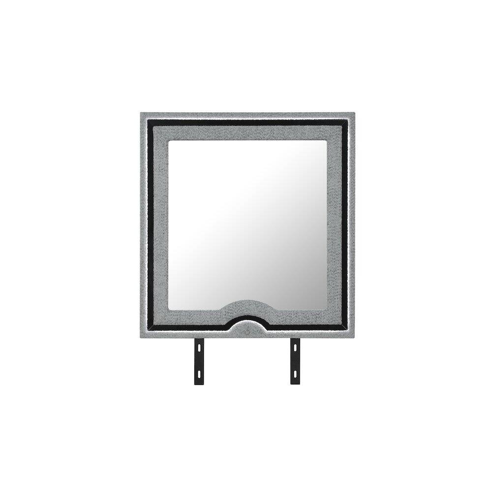 Left. Global Furniture USA - Isabella Grey Mirror With Led - Grey.
