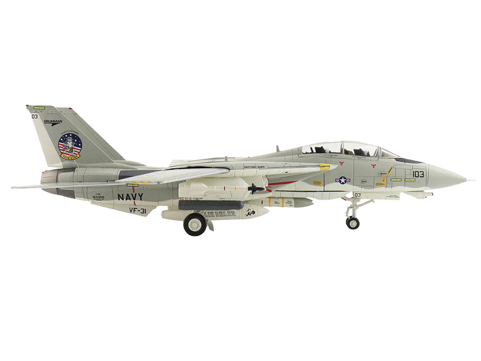 03 GRUMMAN F-14A 103 350 NAVY VF-31 "LIFE DUCKS"