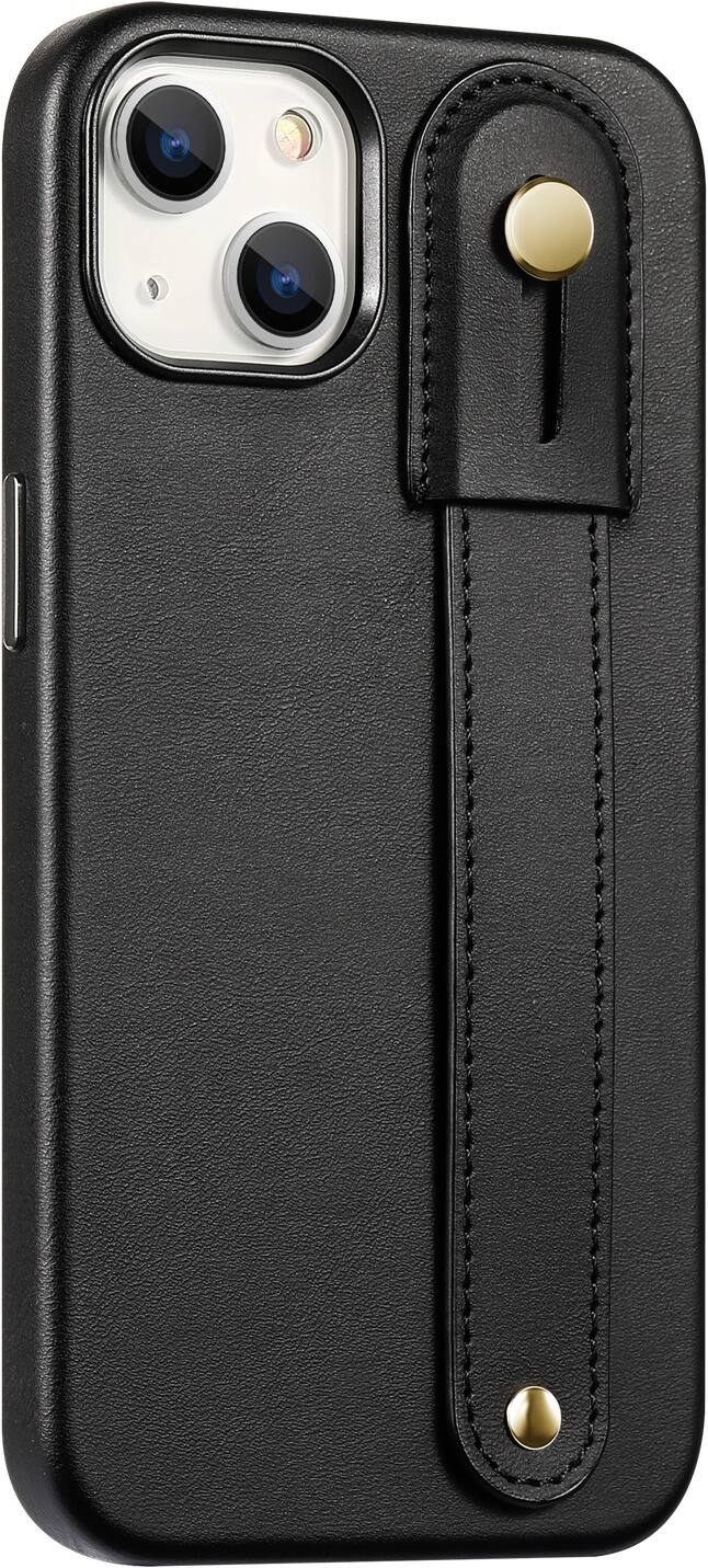 Angle. SaharaCase - HandGrip Series Case for Apple iPhone 13 - Black.