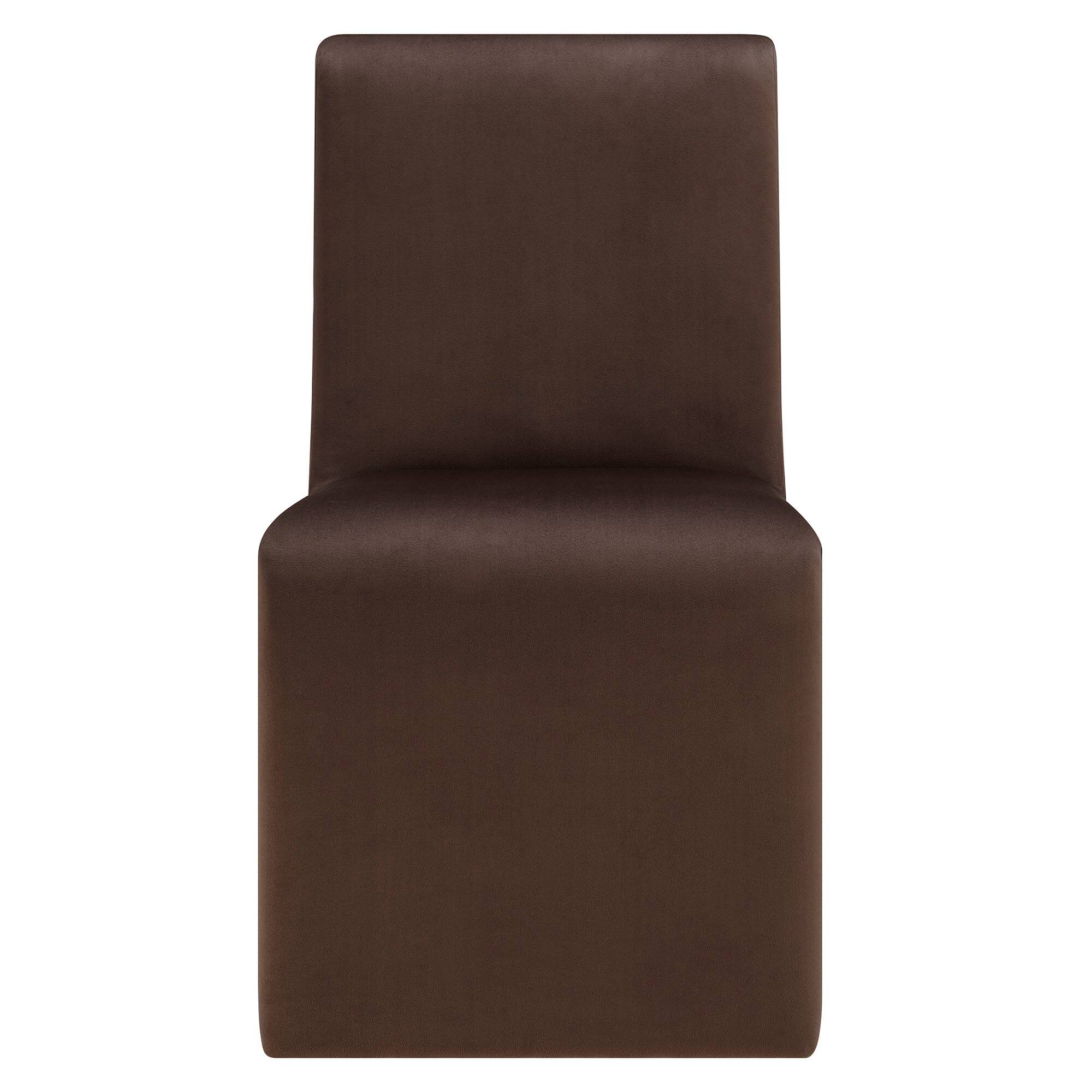 Alt View 2. Modway - Emory Upholstered Performance Velvet Dining Side Chair by Modway - Brown.