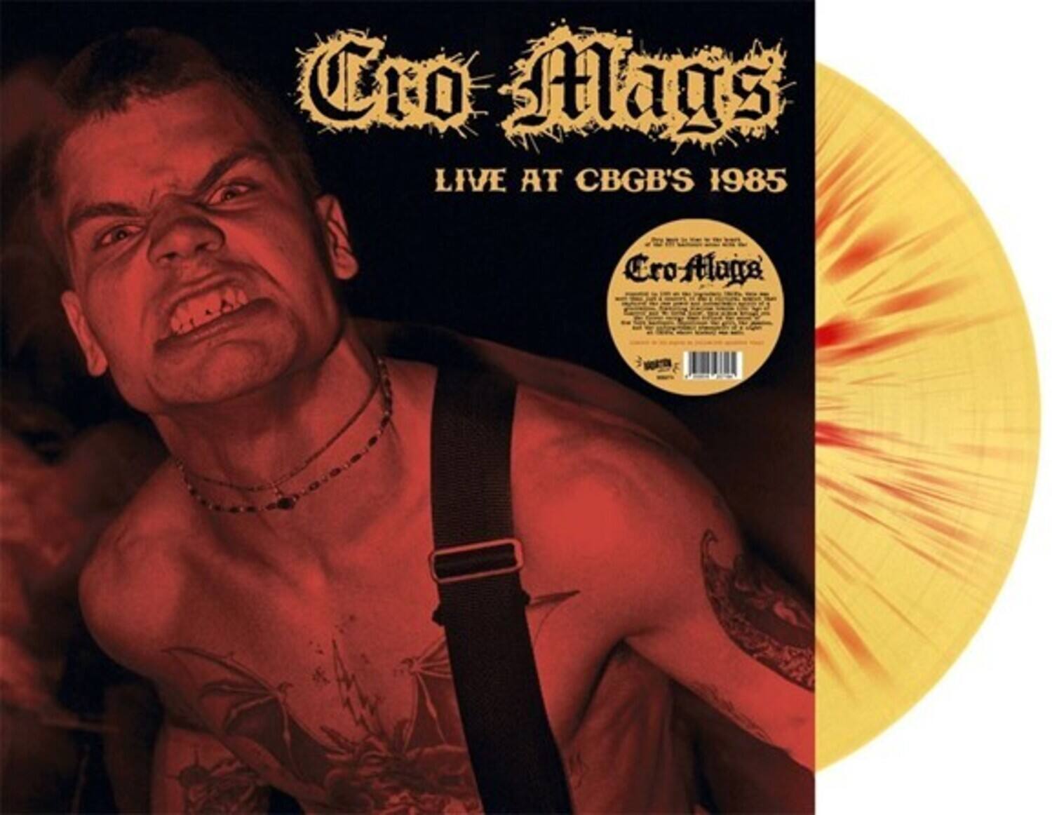 Cro-Mags - Live At CBGB's 1985 - Limited Splatter Colored Vinyl   - VINYL LP price history on PriceWatchPro