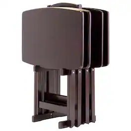 Winsome Wood - Dylan 5-Pc Oversized Snack Table Set - Espresso