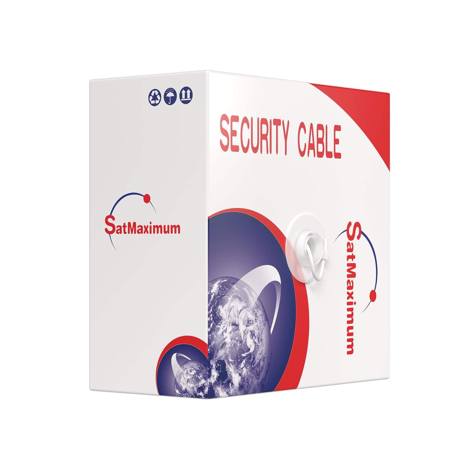 Cables Direct Online - 500ft 18/8 Stranded Alarm Cable CCA 18AWG Low Voltage Wire for Security, Multi-Conductor, Control Applications - White