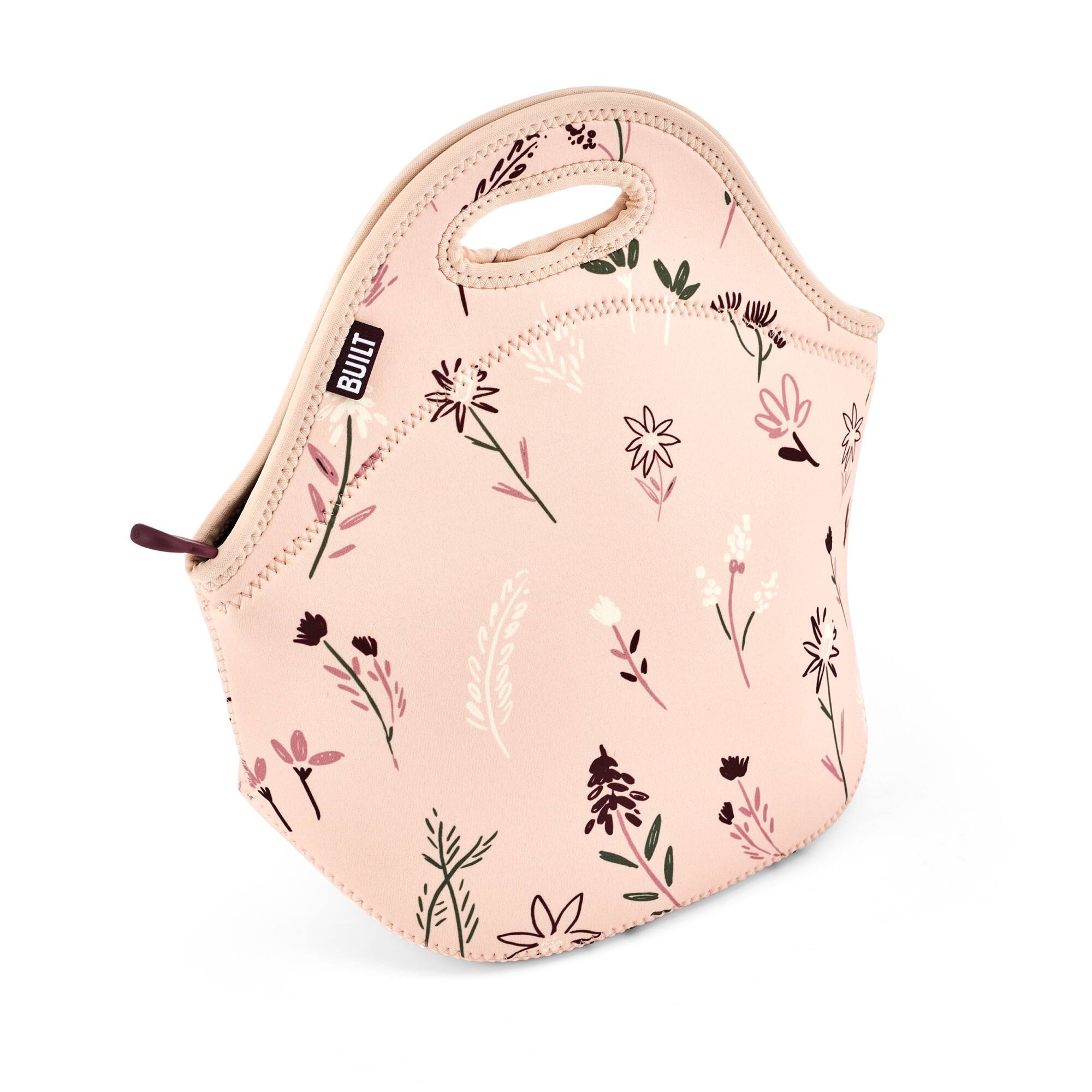 Left. Built - BUILT Gourmet Getaway Lunch Bag - Rose Floral.