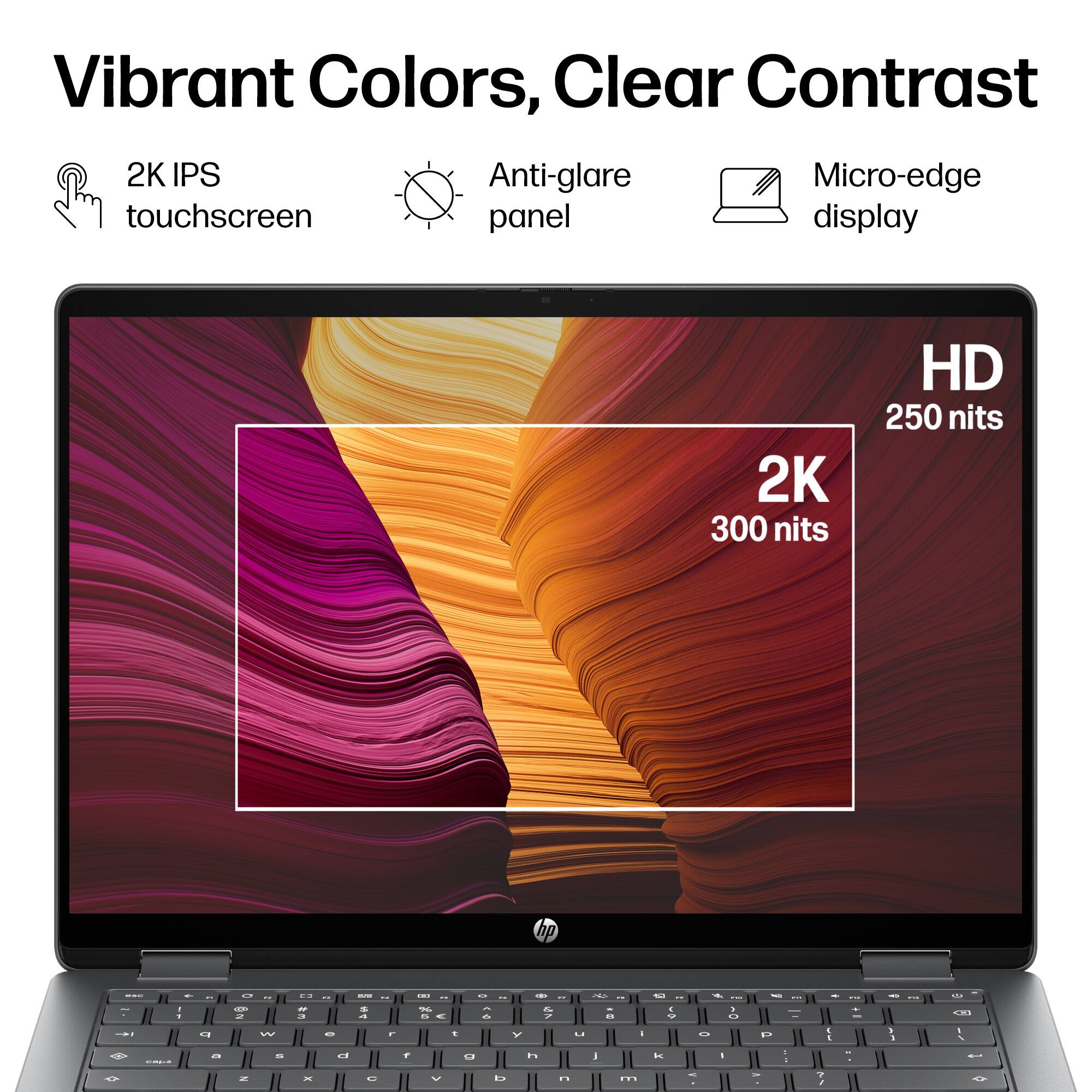 Vibrant Colors, Clear Contrast

2K IPS touchscreen

Anti-glare panel

Micro-edge display

HD 250 nits

2K 300 nits
