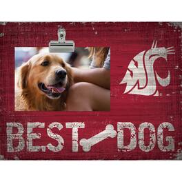 Fan Creations - Washington State Cougars 10.5" x 8" Best Dog Clip Photo Frame - Multicolor