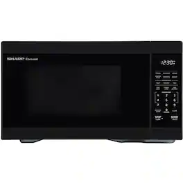 Sharp - 1.4 Cu Ft. Countertop Microwave Oven - Black
