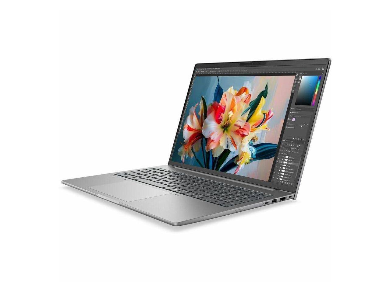 Alt View 9. HP - HP ZBook 8 G2i 14" Copilot+ PC Mobile Workstation - 2.5K - 120 Hz - Intel Core Ultra 7 Series 3 356H - 32 GB - 512 GB - Meteor Silver Aluminum.
