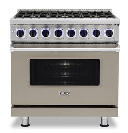 Viking - 36"W./24"D. Dual Fuel Sealed Burner Range-6 Burners - Nantucket