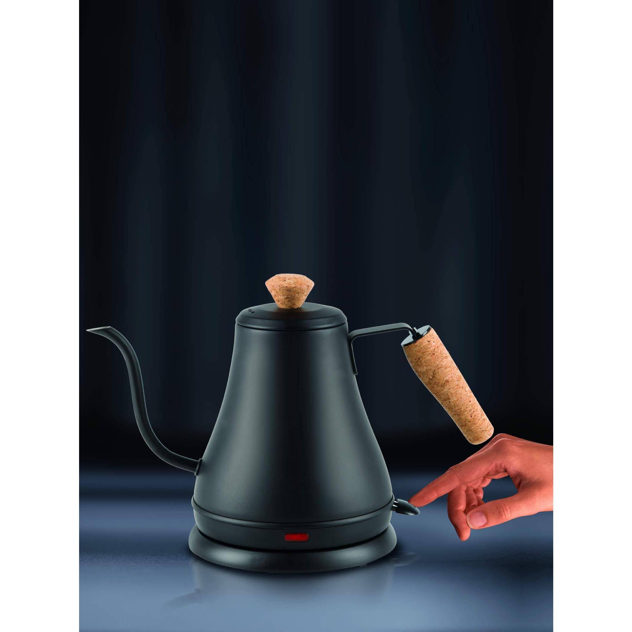 Alt View 4. Dapper Styles - Electric Gooseneck Kettle (27 Ounce) And Pour Over Coffee Maker (.5 Liter) Bundle - Default.