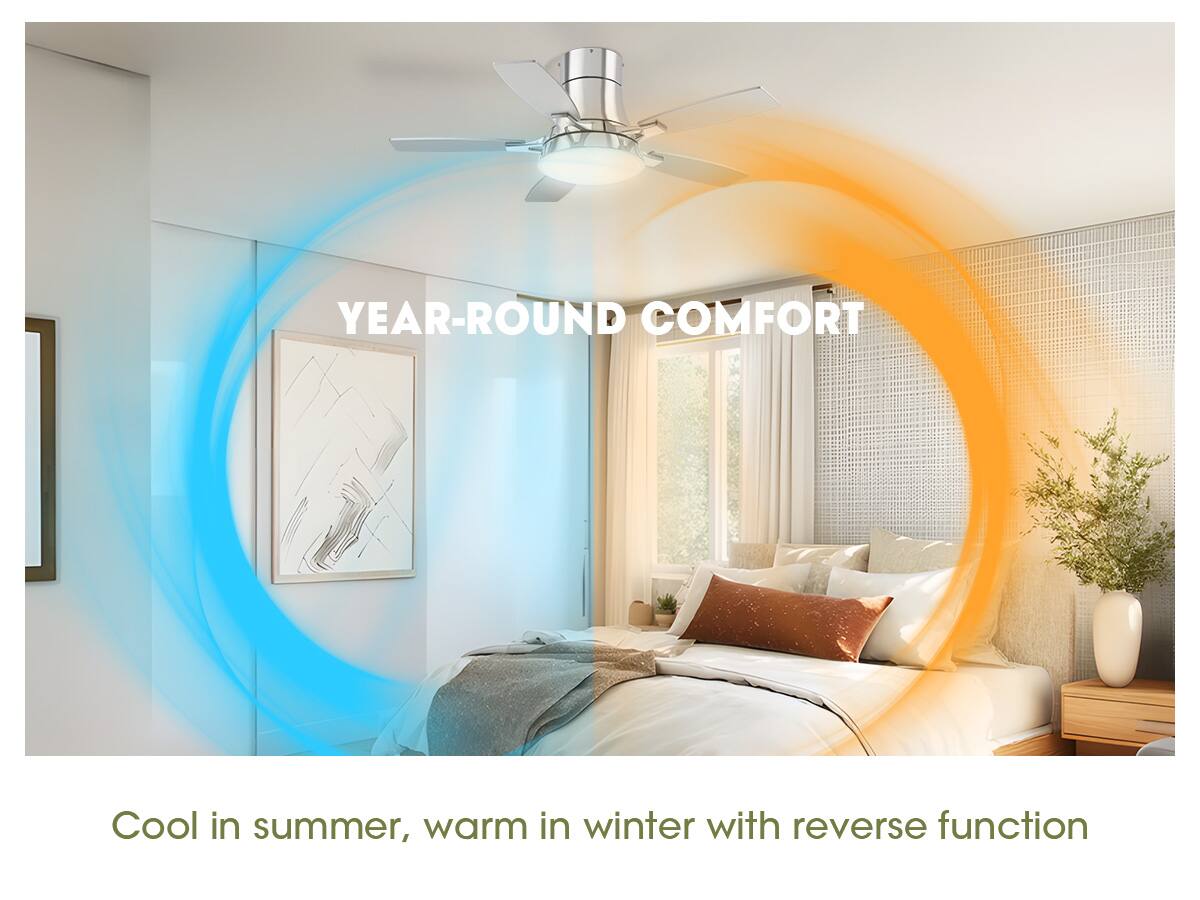 YEAR-ROUND COMFORT

Cool in summer, warm in winter with reverse function
