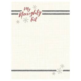 BreeBe - My Naughty List Notepad - White