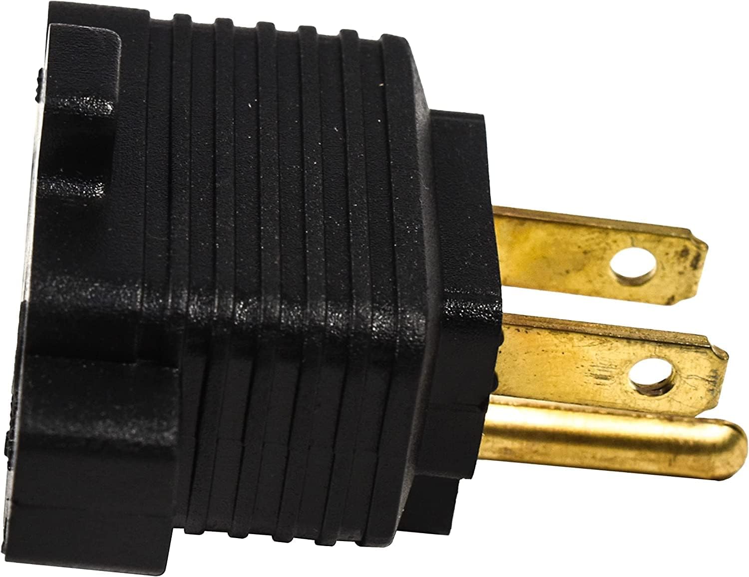 Back. HQRP - HQRP 2-Pack 15-Amp Household Plug to 20-Amp NEMA 5-15P to 5-15R/5-20R Plug Adapter 15-Amp to 20-Amp T-Blade - black.