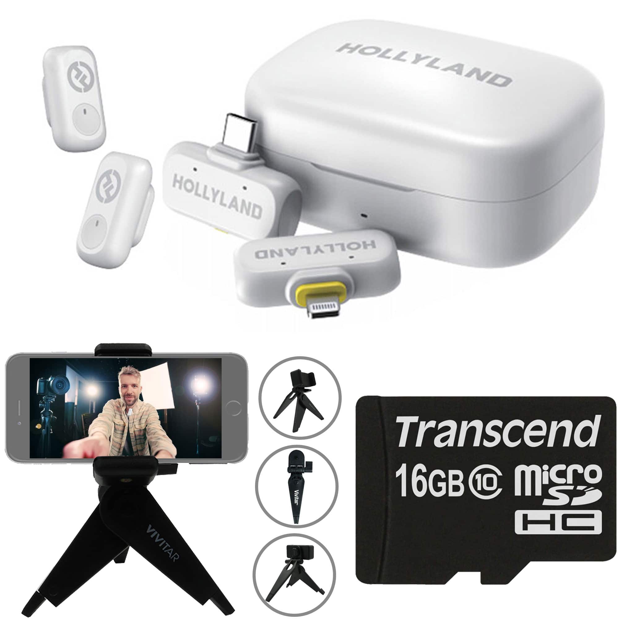 HOLLYLAND LARK A1 Combo Wireless Microphone System for Mobile