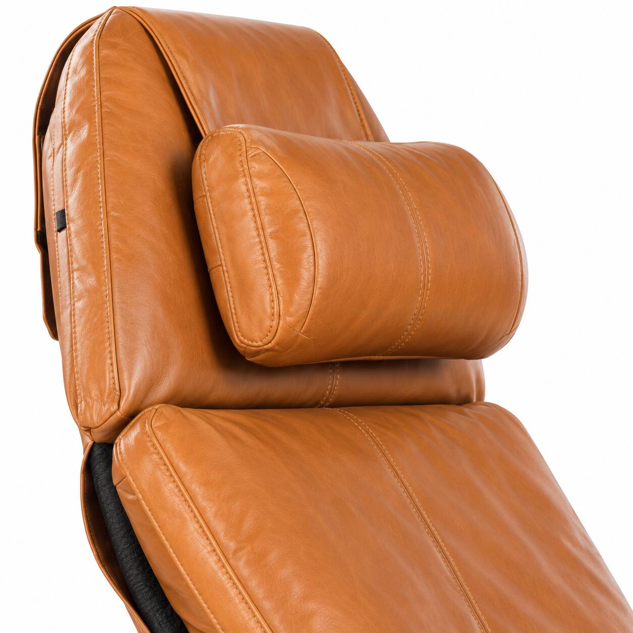 Alt View 1. Human Touch - Human Touch Perfect Chair PC-420 Classic Manual Plus Zero Gravity Recliner with Solid Wood Base - Dark Walnut / Saddle Premium Leather / Performance.