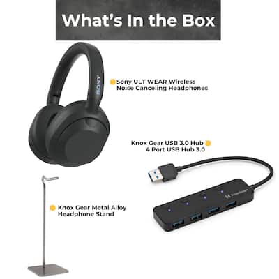 Sony WHULT900N/B ULT Noise Cancelling Headphones with Headphone Sony WHULT900N/B ULT Noise Cancelling Headphones with Headphone