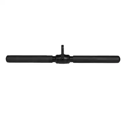 Front. Centr - Revolving Straight Bar - Black.
