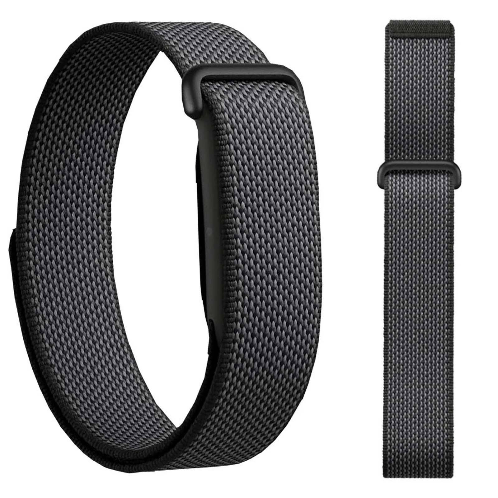 Alt View 2. Dteck - Dteck Nylon Band for Google Fitbit Air, Soft Breathable Woven Sport Strap Replacement Wristband - Black.