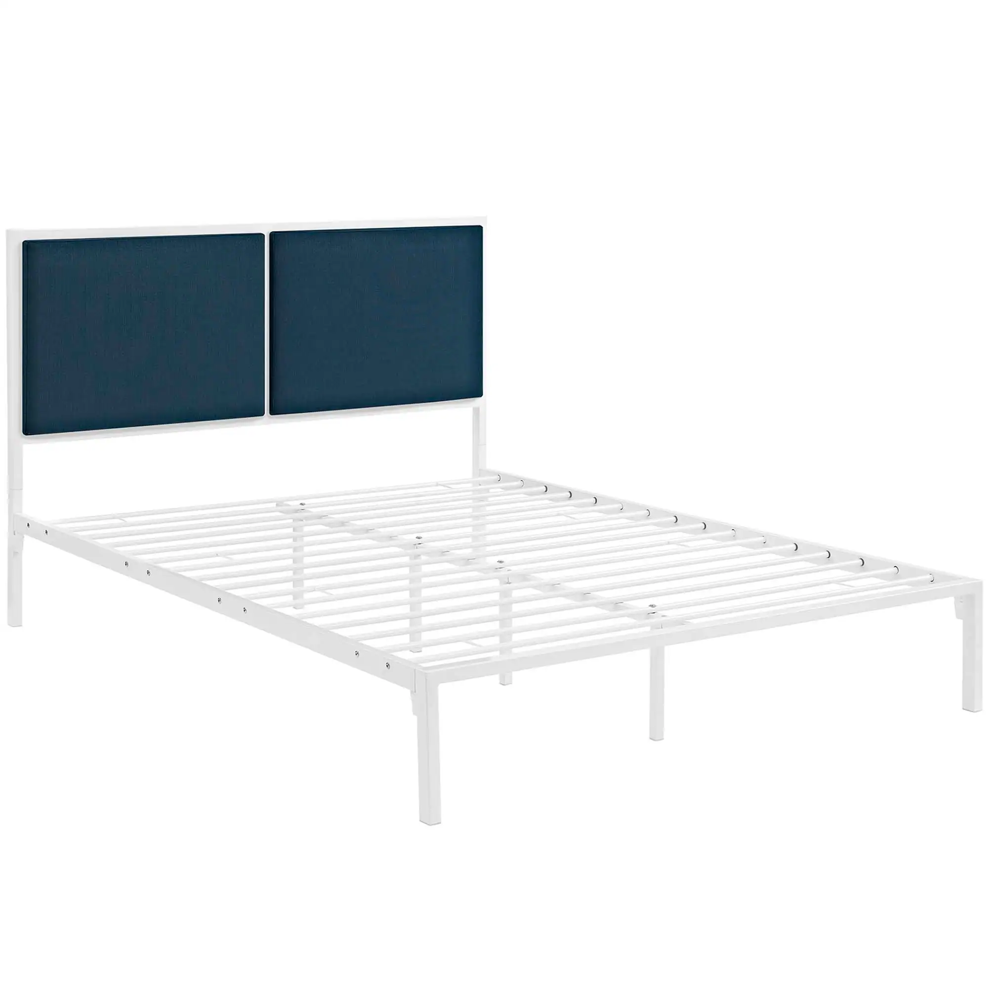 Left. Modway - Elsie Queen Bed Frame - White.