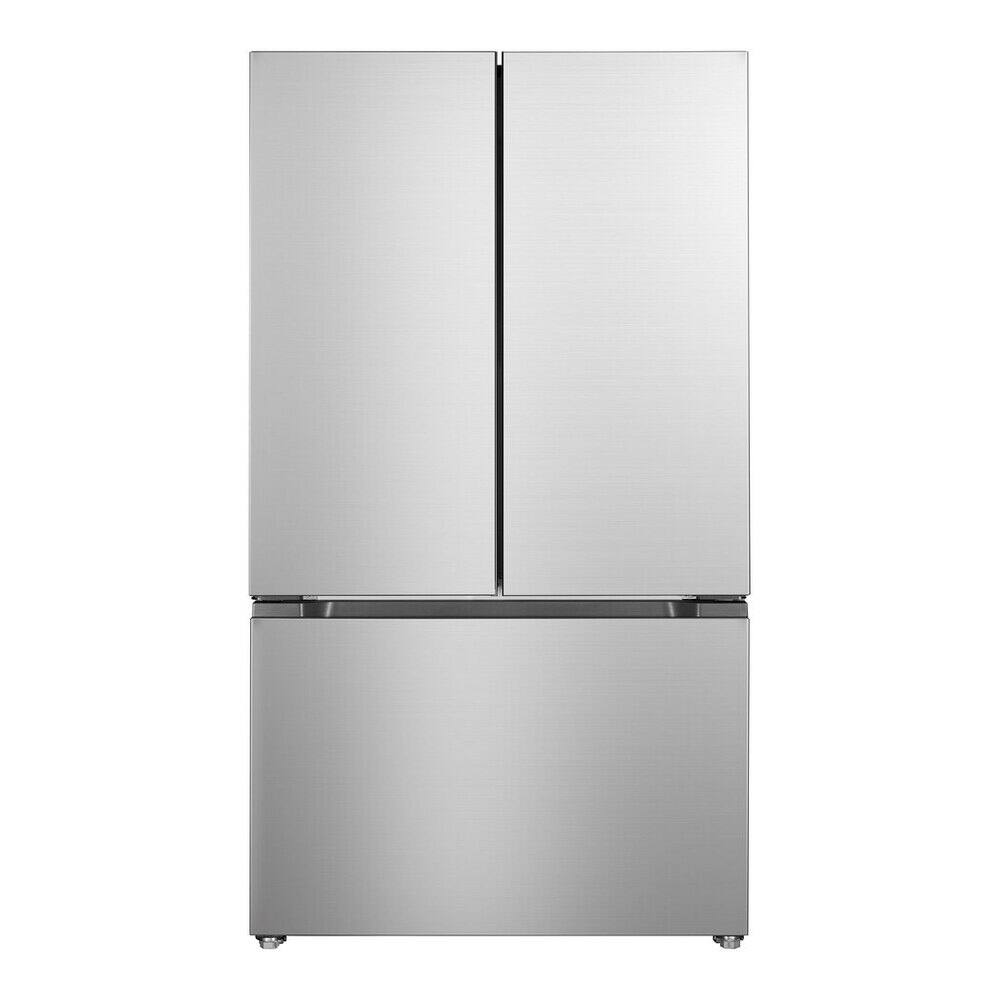 Front. Verona - Verona 36 inch French Door Refrigerator with 20.3 cu. ft. Capacity in Stainless Steel Look - Stainless Steel Look.