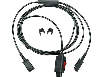 Plantronics - Trainer Cord Adapter Cable - Black