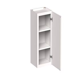 Boyel Living - 15-in W x 30-in H x 12-in D Slim Shaker RTA Kitchen Wall Cabinet with Soft-Close - Snow White