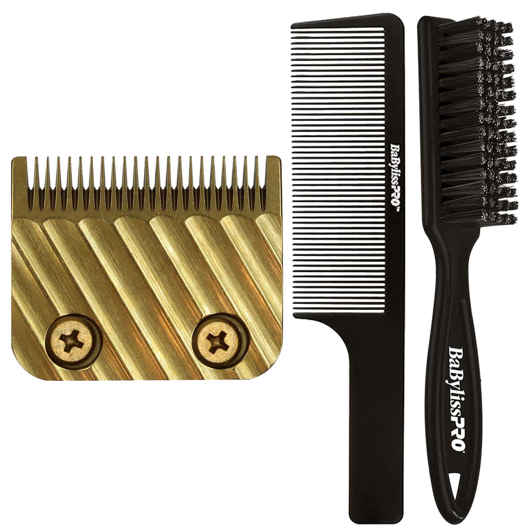 Babyliss - Pro Replacement Titanium Wedge Blade FX603G with Brush and 9" Comb - Gold