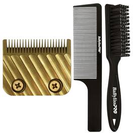 Babyliss - Pro Replacement Titanium Wedge Blade FX603G with Brush and 9" Comb - Gold