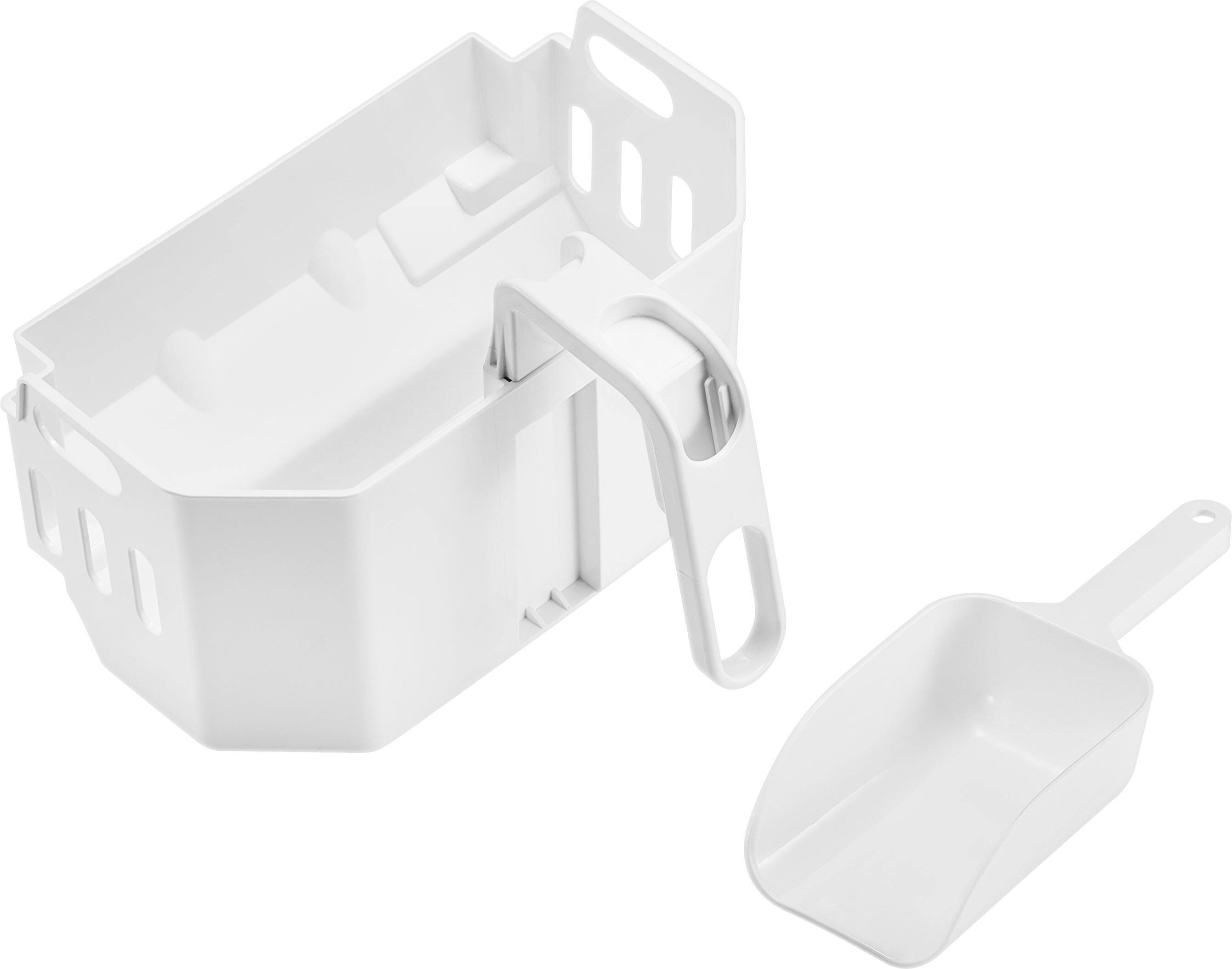 Alt View 16. Insignia™ - 16 lb. Portable Icemaker with Ice Scoop and Scoop Holder - Black.