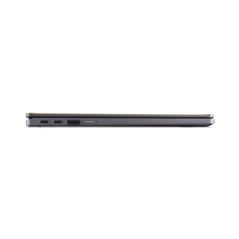 Alt View 9. Acer - Chromebook Plus Spin 714 Laptop with Google AI – 14" WUXGA Touch - Intel Core Ultra 5 115U – 8GB LPDDR5 – 256GB SSD - Steel Gray.