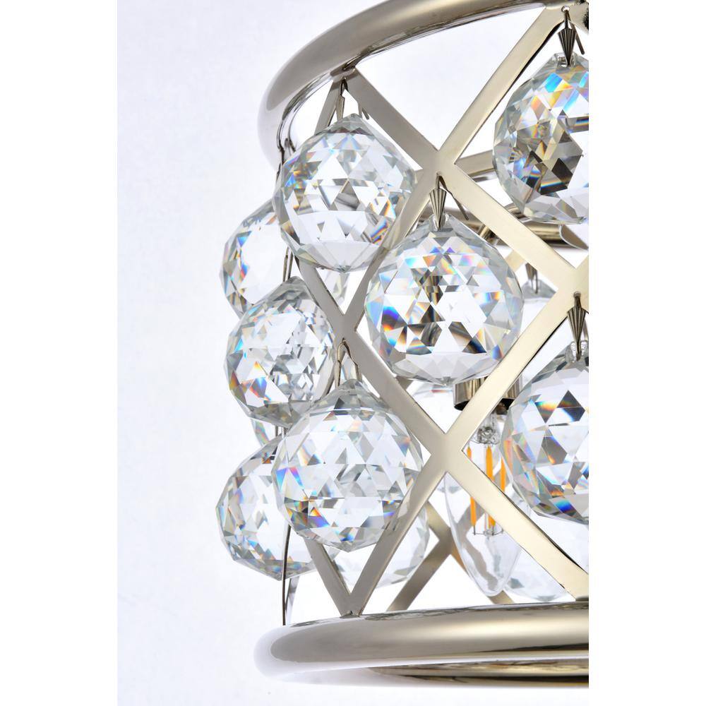 Alt View 1. Urban Classic - Madison 3 light polished Nickel Pendant Clear Royal Cut Crystal - Polished Nickel.