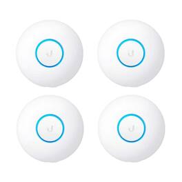 Ubiquiti Networks - UniFi nanoHD UAP-nanoHD-US Compact Dual Band Wave2 Enterprise Wi-Fi 4x4 MIMO 1730 Mbps (4-Pack) - White