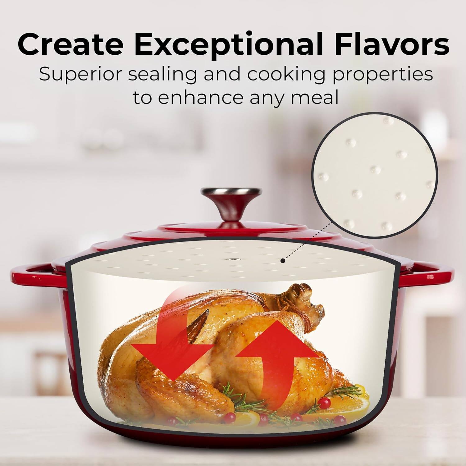 Create Exceptional Flavors  
Superior sealing and cooking properties to enhance any meal