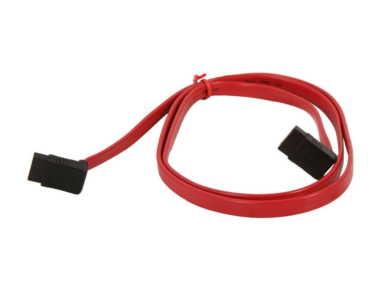 Alt View 1. Nippon Labs - Nippon Labs SATA-1RR Premium 1M (3.28 ft.) SATA Cable with 2 Right Angle Connectors for SATA I and SATA II Hard Drive.