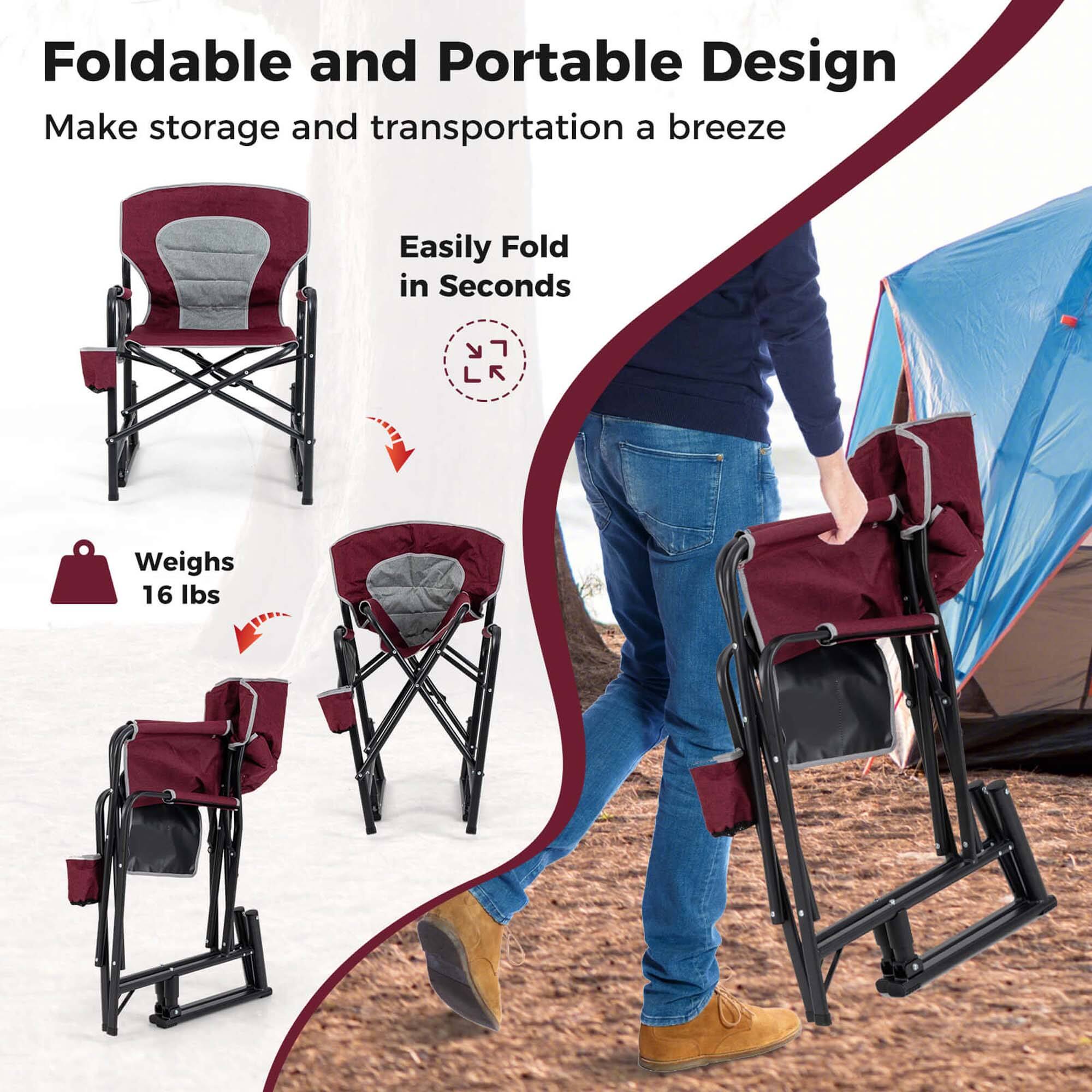 Foldable and Portable Design  
Make storage and transportation a breeze  

Easily Fold in Seconds  

Weighs 16 lbs