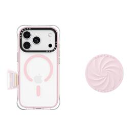Bundle - Ornarto - for iPhone 17 Pro Max Air Case 6.9" and for MagSafe Phone Ring Holder - Pink