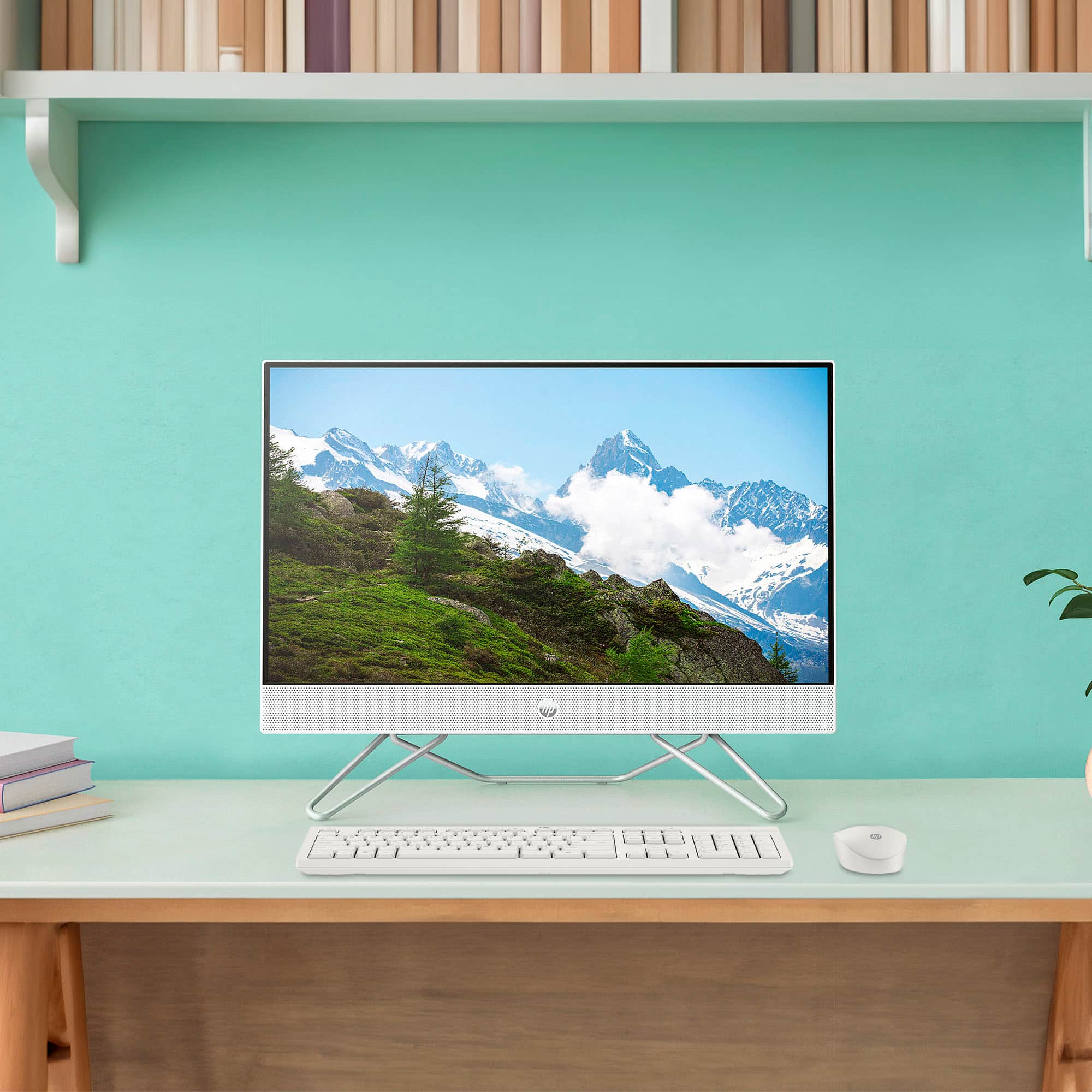 Alt View 15. HP - 23.8" Full HD Touch-Screen All-in-One - Intel Core i5 - 8GB Memory - 512GB SSD - Starry White.