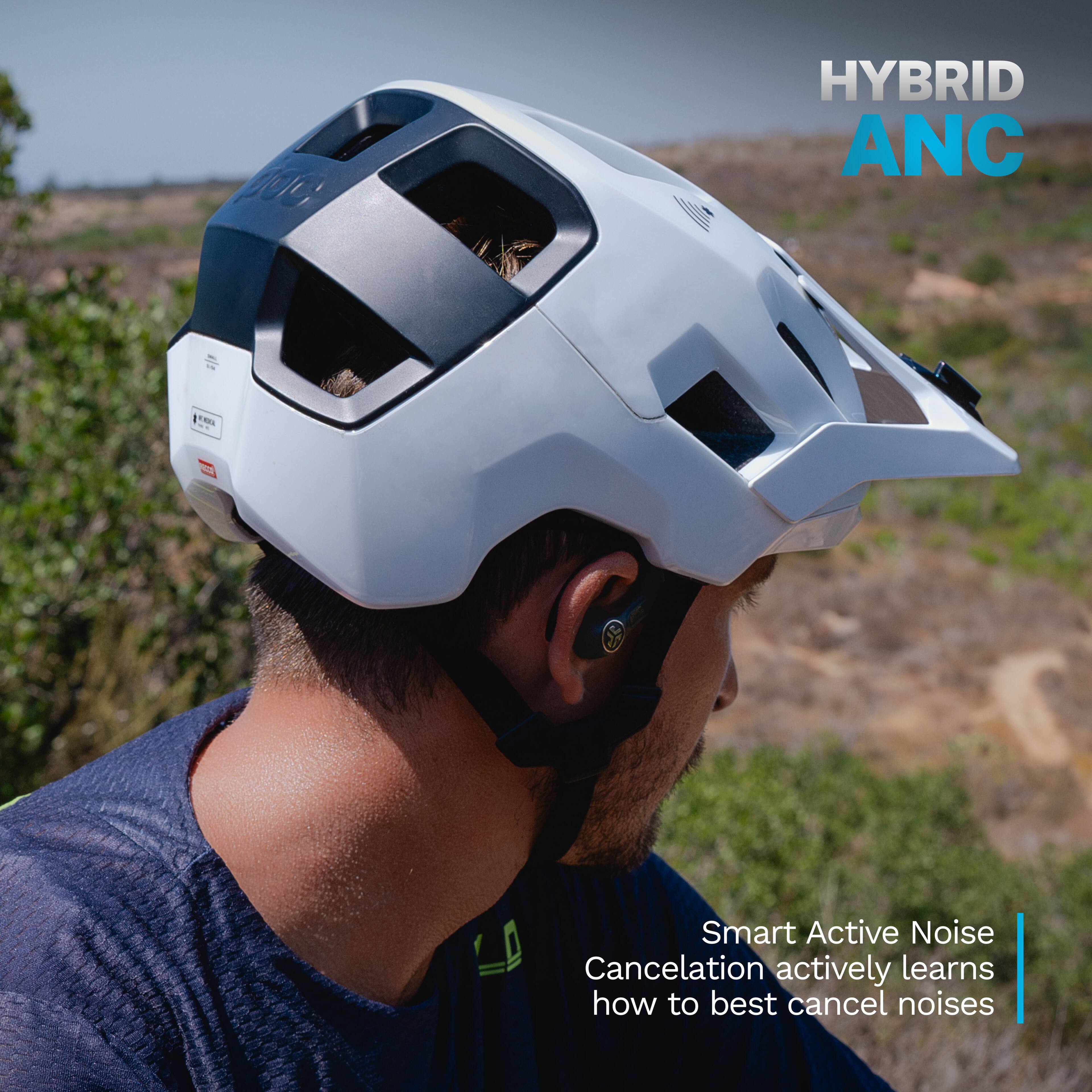 Hybrid ANC RL SP Smart Active Noise Cancellation actively learns how to best cancel noises.