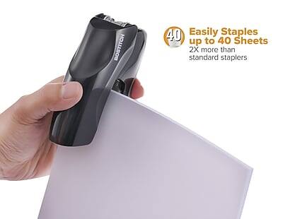 BOSTITCH 40  
Easily Staples up to 40 Sheets  
2X more than standard staplers