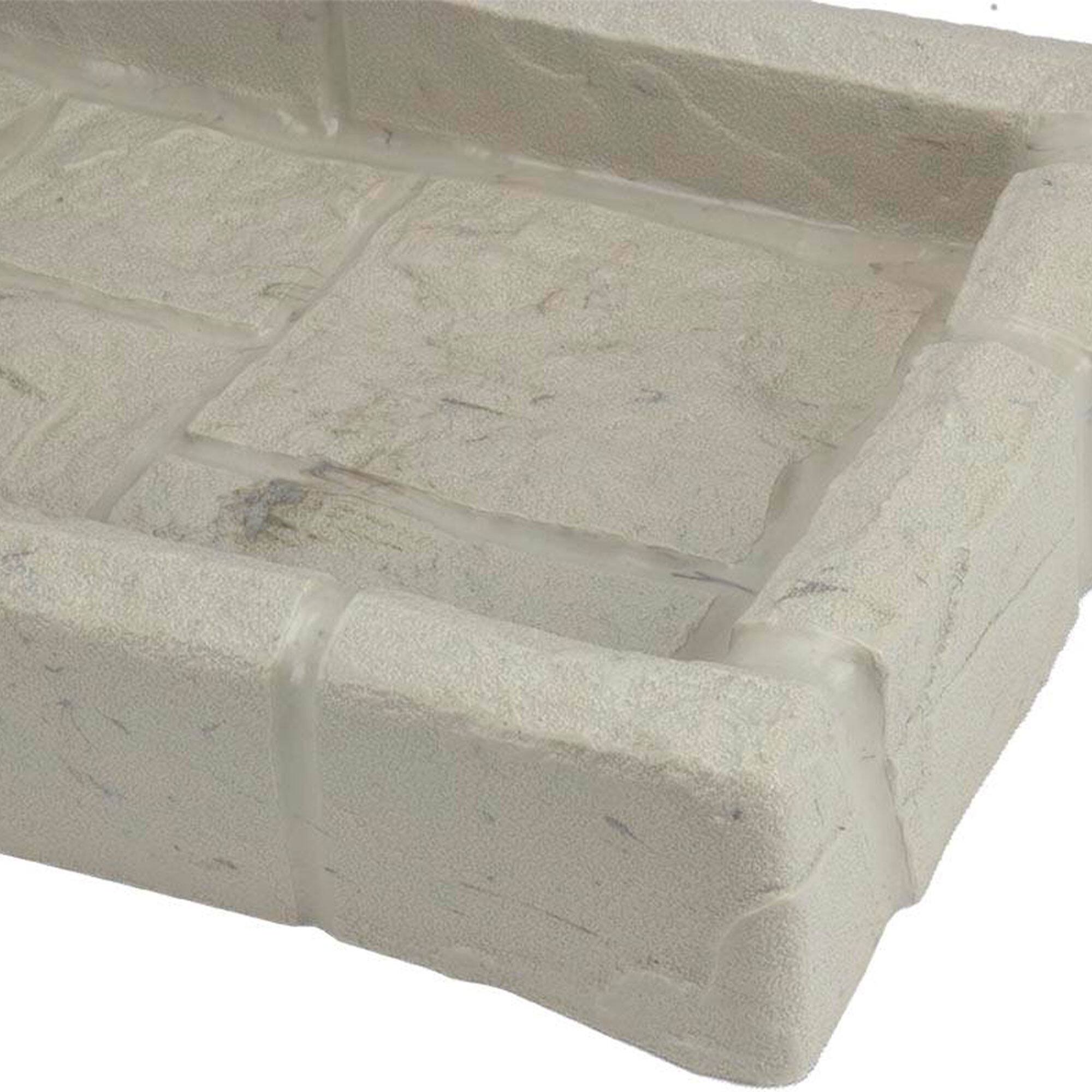 Alt View 8. Suncast - Suncast SB24 Decorative Rain Gutter Downspout Splash Block, Light Taupe (4 Pack).