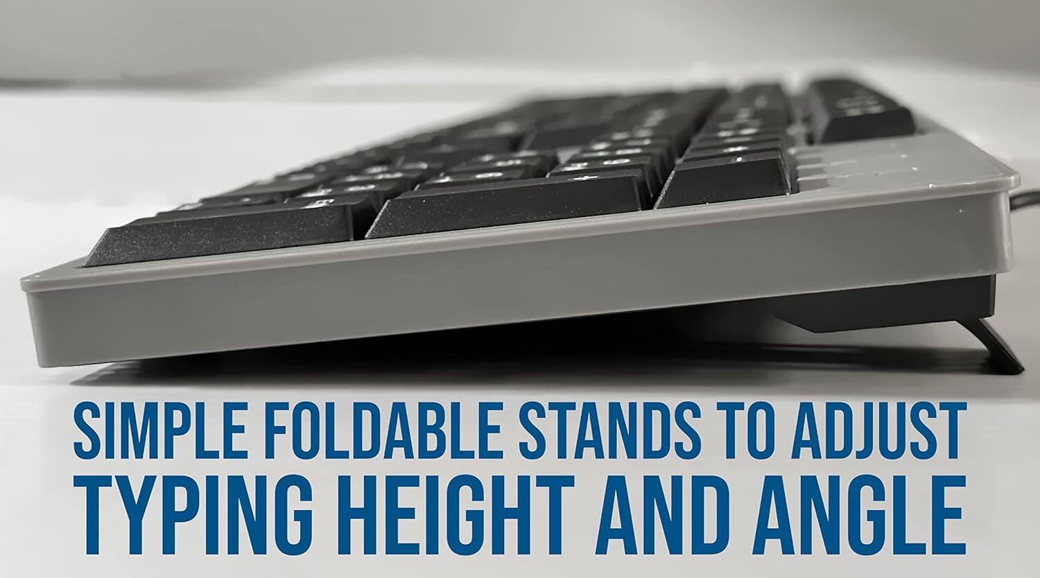 SIMPLE FOLDABLE STANDS TO ADJUST TYPING HEIGHT AND ANGLE