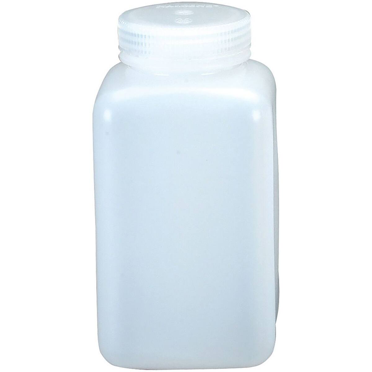 Front. Nalgene - Nalgene HDPE Wide Mouth Square Bottle - 32 oz. - White - White.