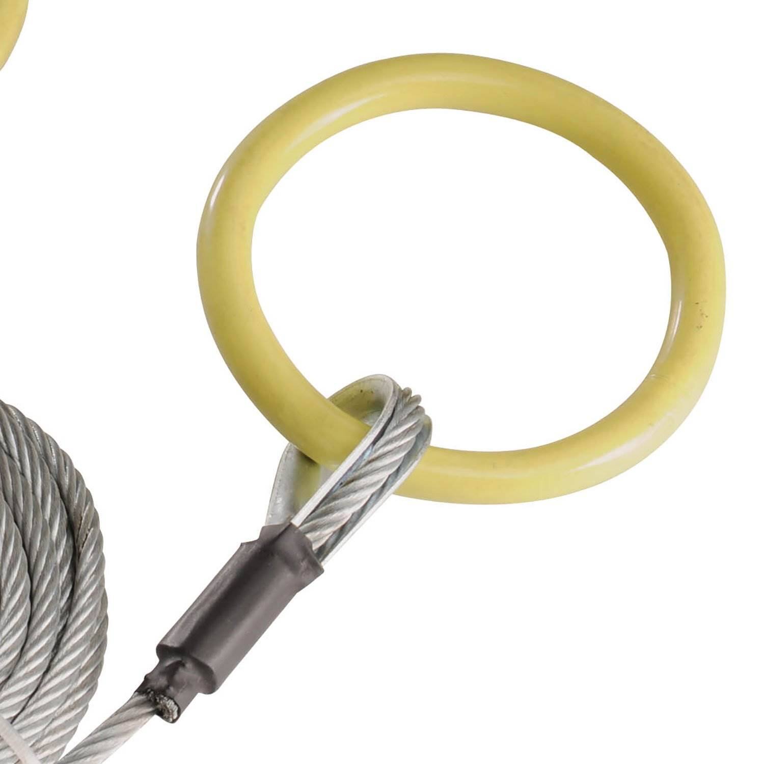 Alt View 5. Timber Tuff - Timber Tuff TMW-38 ATV and UTV Heavy Duty Log Lumber Choker Cable with Tow Rings.