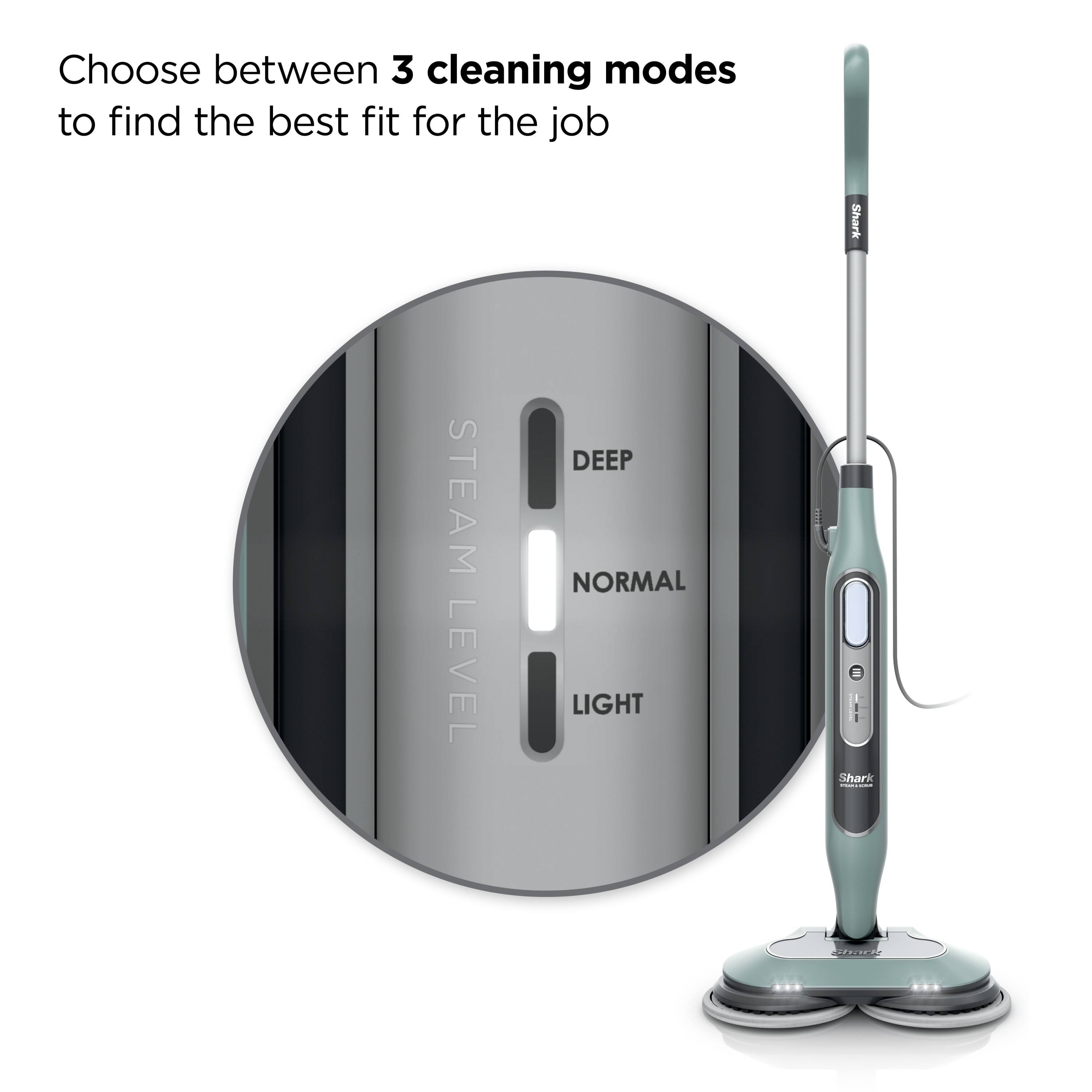 Choose between 3 cleaning modes to find the best fit for the job

STEAM LEVEL
DEEP
NORMAL
LIGHT