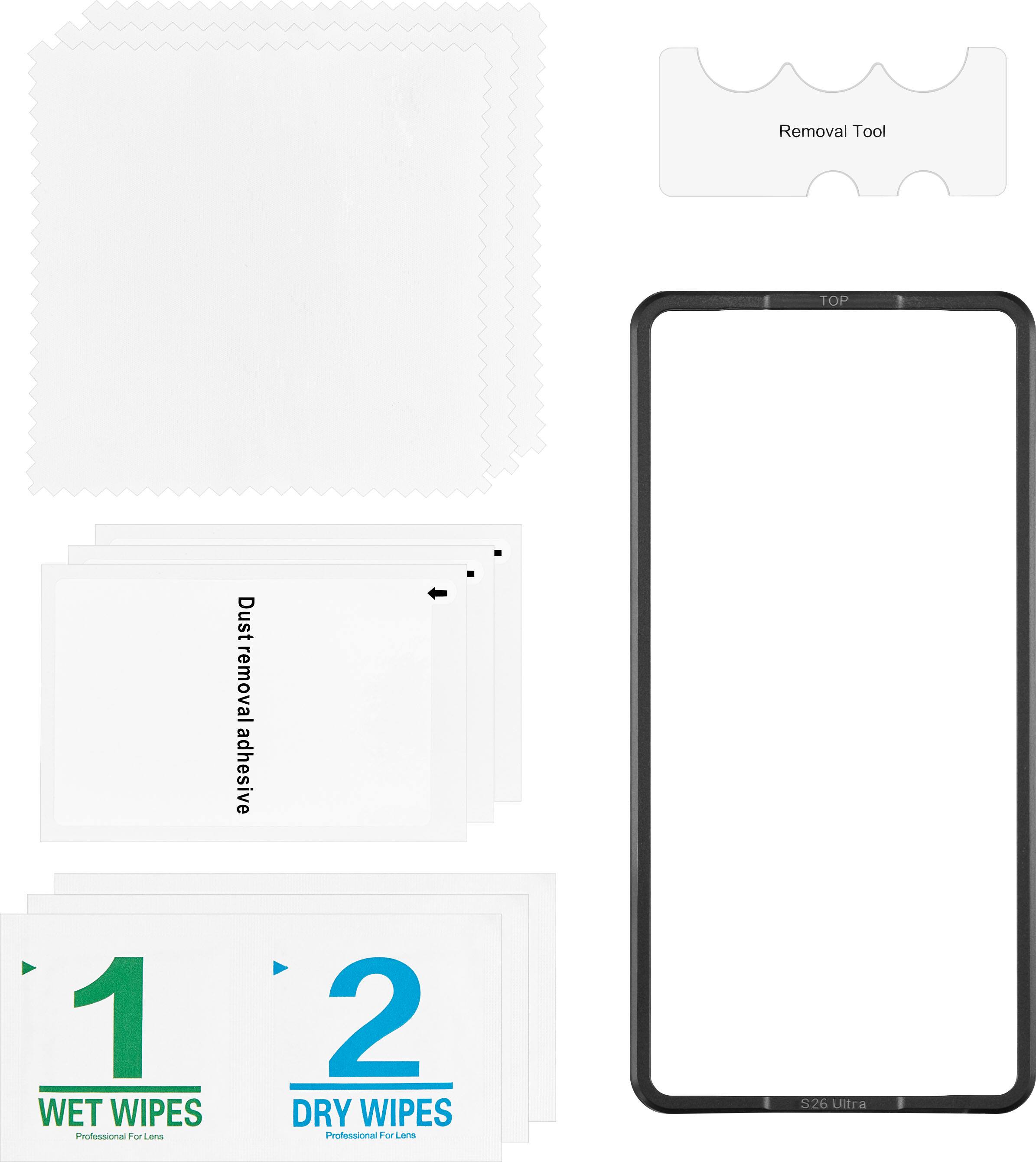 Removal Tool  
TOP  
Dust removal adhesive  
1 WET WIPES Professional For Lens  
2 DRY WIPES Professional For Lens  
S26 Ultra