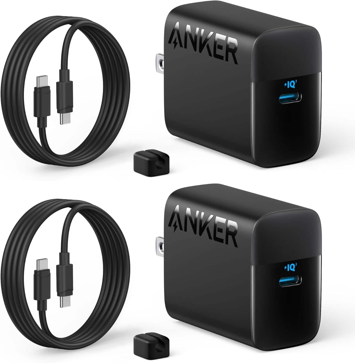 Anker - 45W USB C Charger Block, PPS Fast Charger - Black